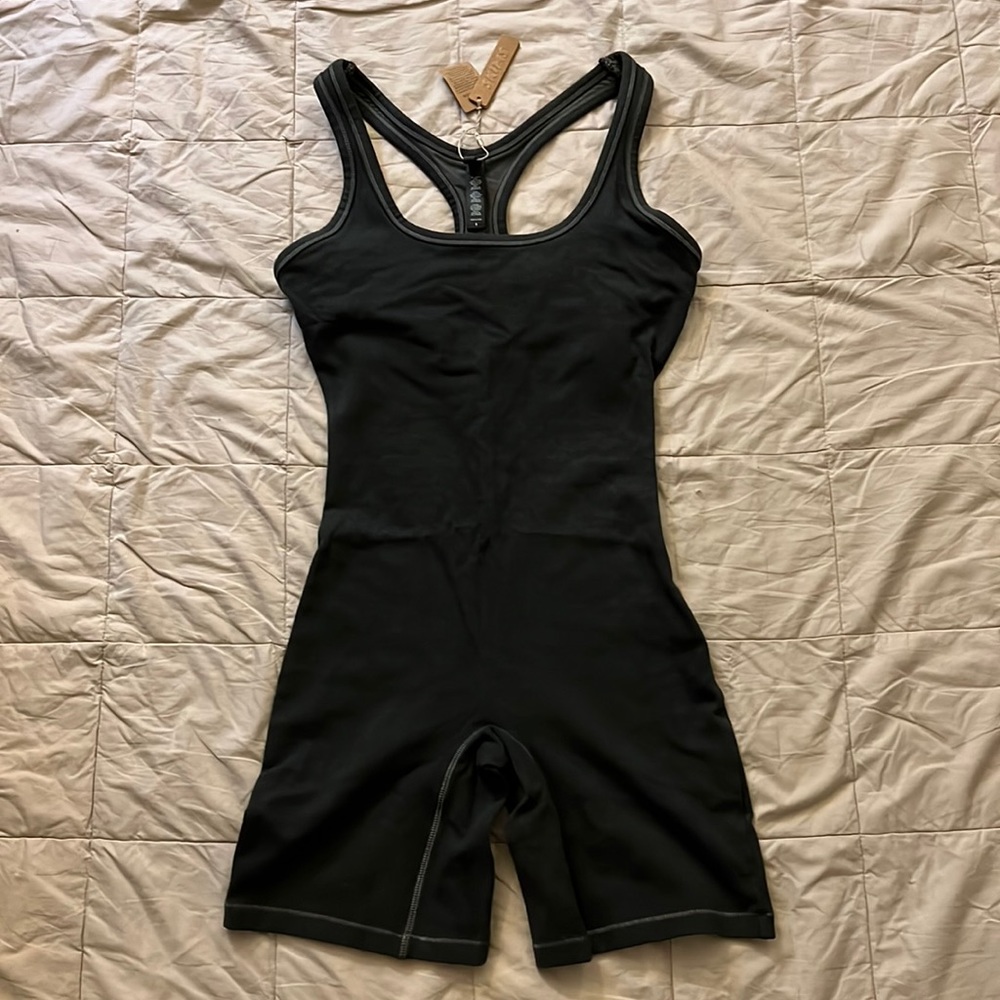 SKIMS OUTDOOR MID THIGH BODYSUIT